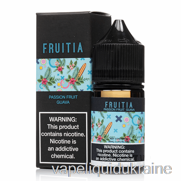 Vape Ukraine Passion Fruit Guava - Fruitia Salts - 30mL 35mg